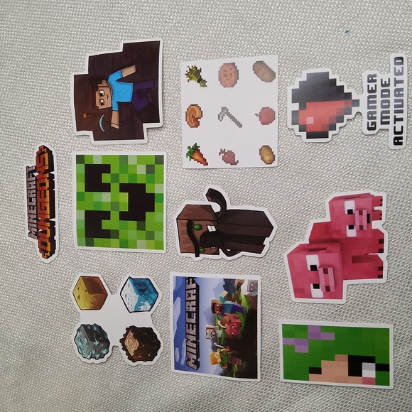 Other | Minecraft Video Game Stickers Bundle 1 | Poshmark